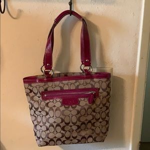 Coach tote. Super cute style and color